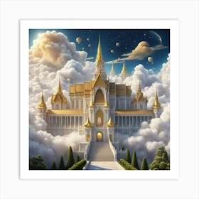 Castle In The Clouds 16 Art Print