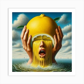 Lemon Head Art Print