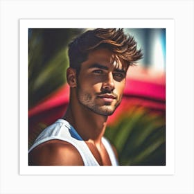 Portrait Of A Man 4 Art Print