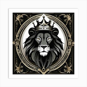 King Lion 1 Art Print