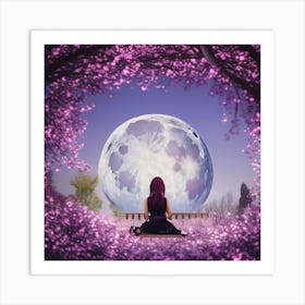 Full Moon Art Print