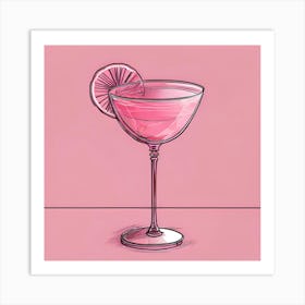 Cocktail In A Glass 4 Art Print