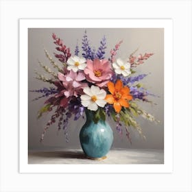 Flowers In A Vase 21 Art Print