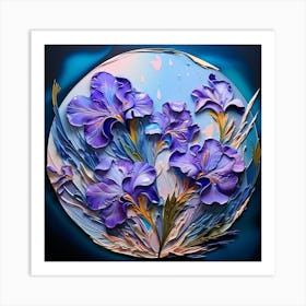 Irises 10 Art Print