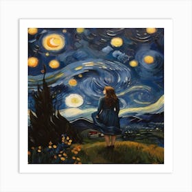 Starry Night 1 Art Print