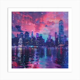 New York City Skyline Art Print