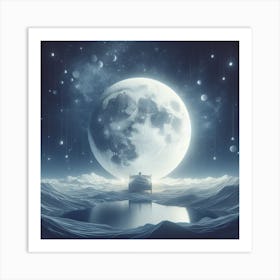 Moon In The Sky 1 Art Print