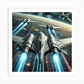 Starfighter Wings Converted (1) Art Print