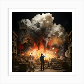 Explosion Art Print