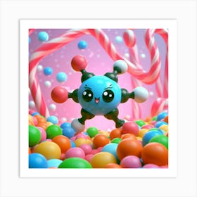 "Molecule Candy" [Risky Sigma] Art Print