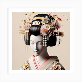 Japan Geisha Visual 62 Art Print