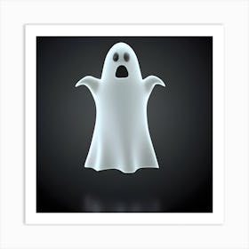 "scary" ghost Art Print