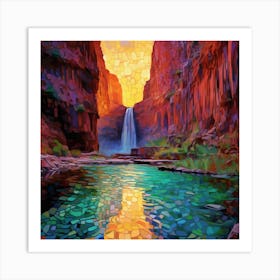 Sunset At The Grand Canyon 2 Art Print