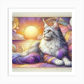 Coon Cat 1 Art Print