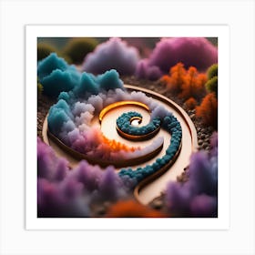 Spiral Forest Art Print
