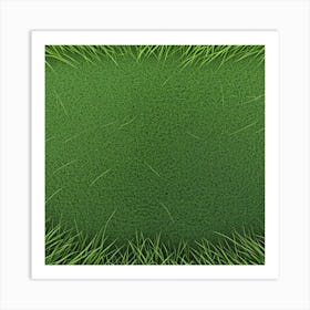 Green Grass Background 4 Art Print