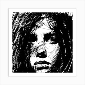 Portrait Of A Woman Art Print