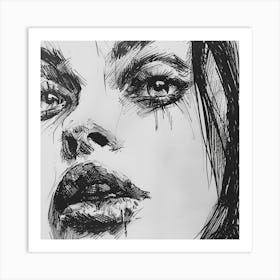 Portrait Of A Woman 14 Art Print