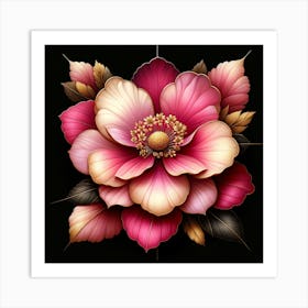 Peony Flower 3 Art Print