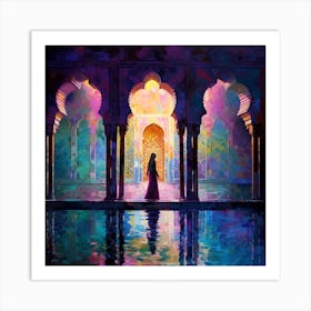 Moroccan Woman In Riyadh Art Print