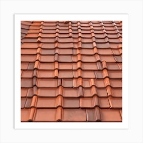 Tiled Roof 6 Art Print