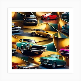 Classic Cars 1 Art Print