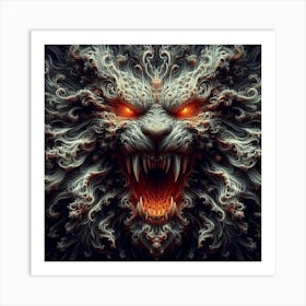 Demon Head 2 Art Print