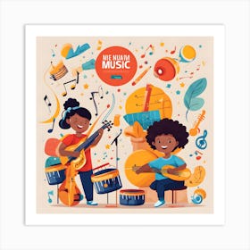 Live Latin Music Art Print