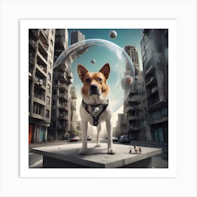 The Pawspective Ofa Dog Art Print