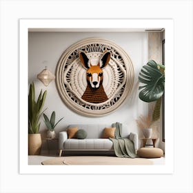 Antelope Bohemian Wall Art 1 Art Print
