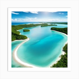 Tropical Islands Art Print