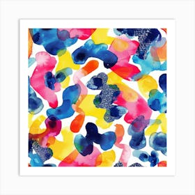 Abstract Watercolor Painting 47 Art Print