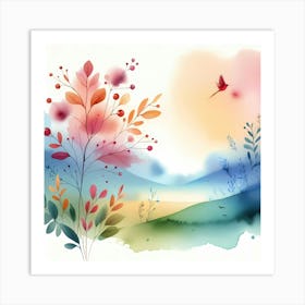 Watercolor Painting 57 Art Print