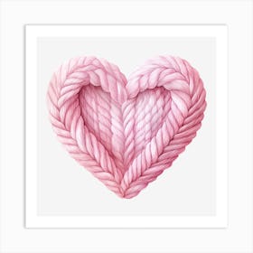 Heart Of Yarn 19 Art Print