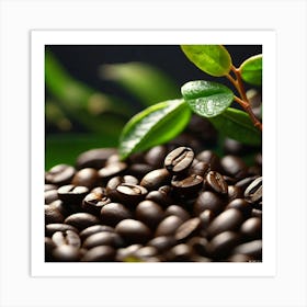 Coffee Beans 99 Art Print