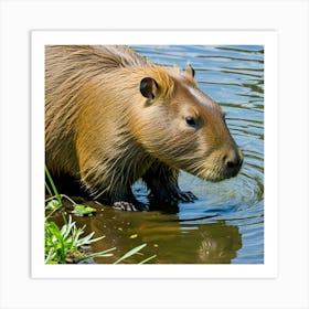 Capybara Capybara Argentina Art Print