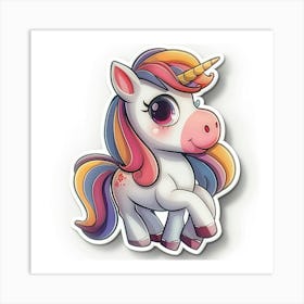 Unicorn Sticker 63 Art Print