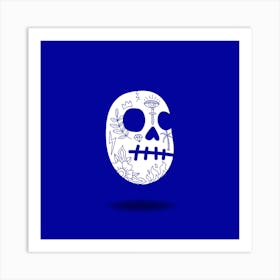 Bone China (Blue) Art Print