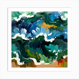 Ocean Waves Art Print