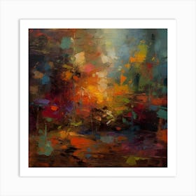 Abstract Landscape Painting Art Print