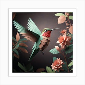 Hummingbird 9 Art Print