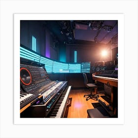 Recording Studio Art Print