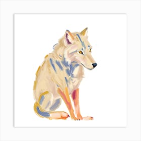 Arctic Wolf 02 Art Print