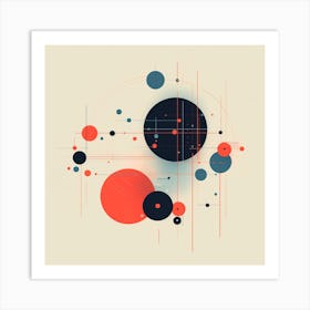 Abstract Circles 25 Art Print