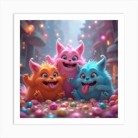 Trolls 5 Art Print