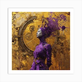 Clockwork Woman 1 Art Print