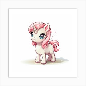 Cute Unicorn 263 Art Print