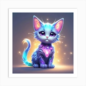 Cute Kitten 11 Art Print