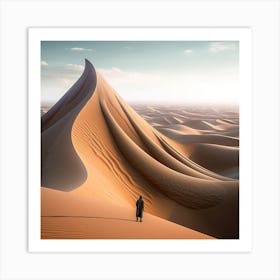 Dune Walking 4 Art Print