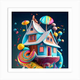 Treehouse of candy 9 Art Print